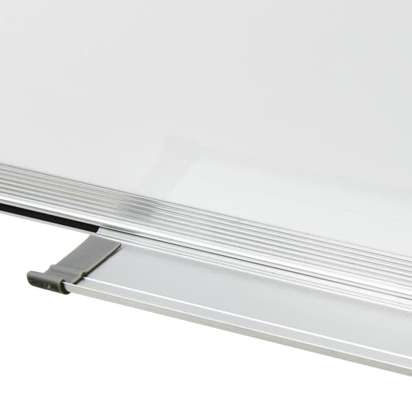 Magnetisk whiteboard vit 90x60 cm stål