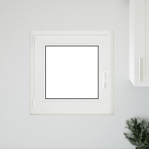 Källarfönster RISOR Antracit 60 x 60 cm PVC och glas