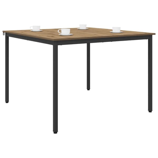 Matbord 110 x 110 x 75 cm METALL Rektangulär