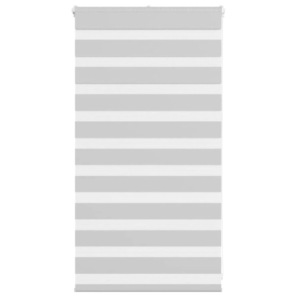 Rullgardin zebra ljusgrå 70x100 cm tyg bredd 65,9 cm polyester