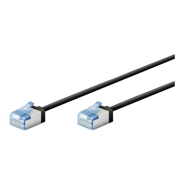 goobay patch-kabel - 15 m - svart