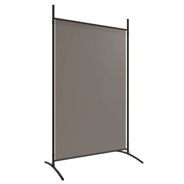 Rumsavdelare 2 paneler antracit 175x180 cm tyg
