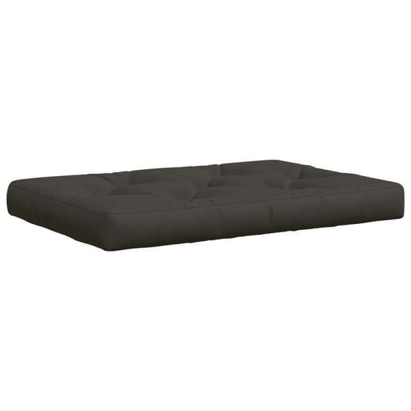 Pallkudd VIANEN 100% Polyester Antracit 120 x 80 x 12 cm