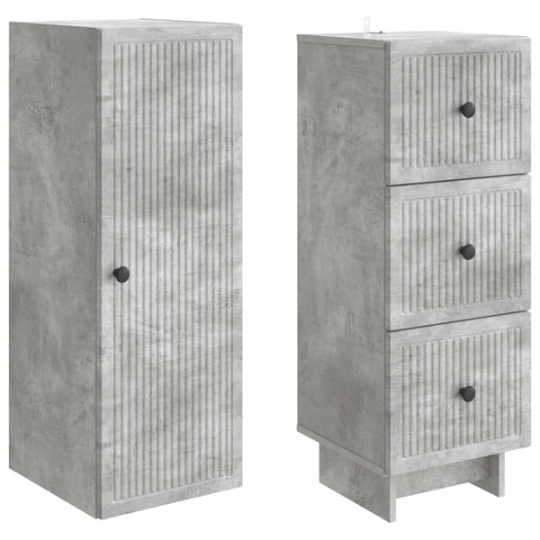 Skåpset 2 pcs 33 x 34,5 x 90 cm Konstruerat trä