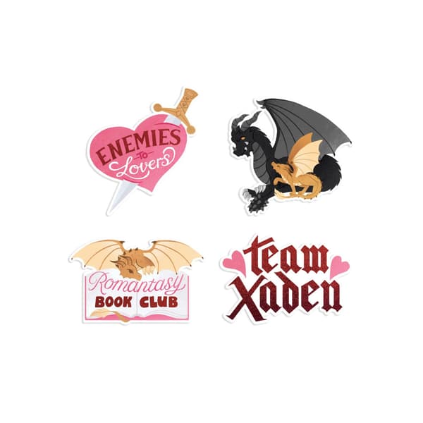 Fourth Wing: Romantasy Sticker Set of 4