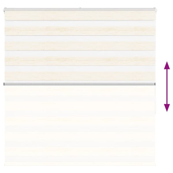 Rullgardin zebra 150x150 cm tyg bredd 145,9 cm polyester