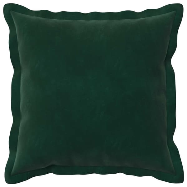 Kuddöverdrag 2 st HOUTEN Mörkgrön 50 x 50 cm Sammet