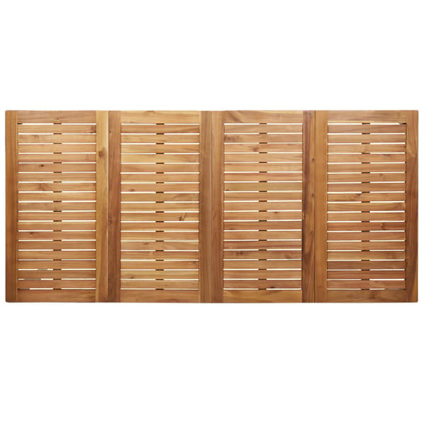 Trädgårdsmöbelset 5 pcs Brun Massivt teakträ
