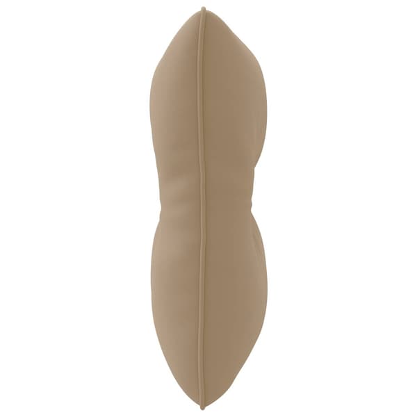 Ryggkudde PUTTEN 100% Polyester Taupe 40 x 40 x 10 cm