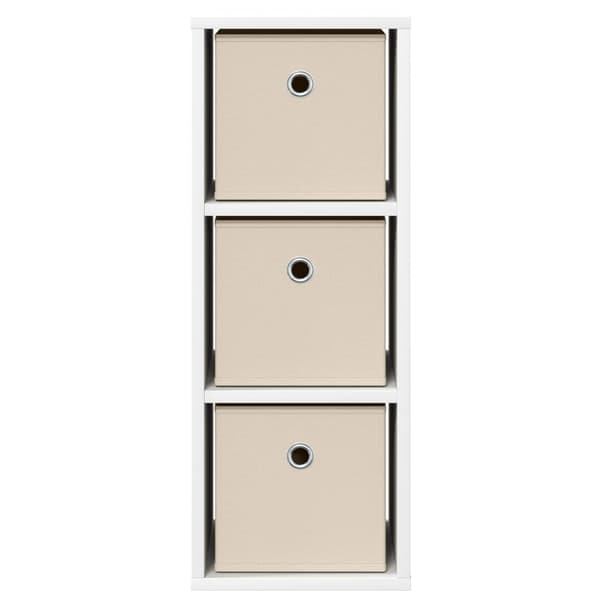 Sideboard med låda Vit 25,5 x 22 x 69,5 cm