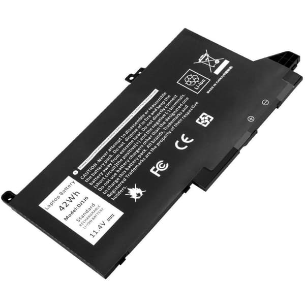 Dell Batteri, 42WHR, 3 Cell, Lithium Ion