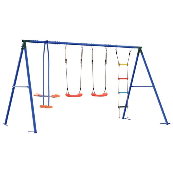 Utegunga set Flerfärgsdesign Stål och PE