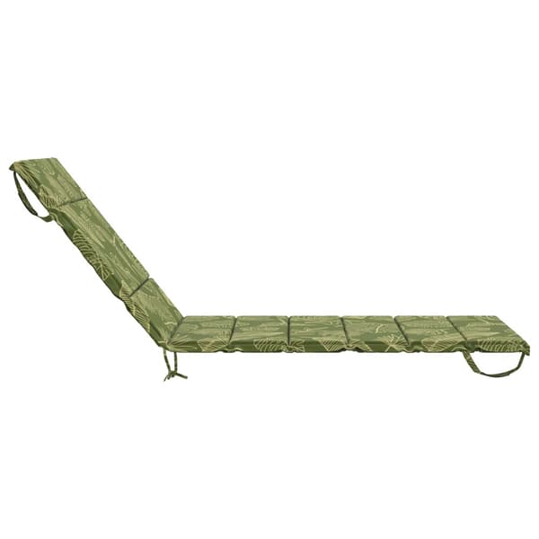 Solstol Kudde GEMERT 100% Polyester Bladdesign 200 x 80 x 3 cm