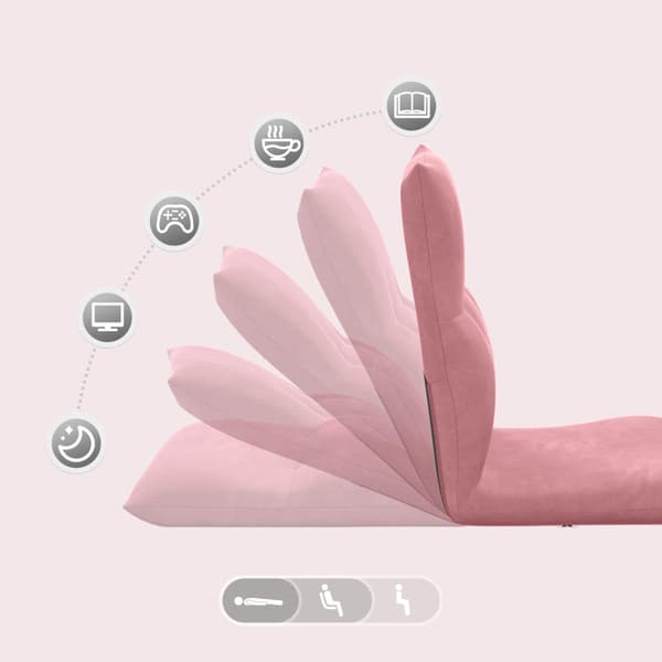 Golvstol Rosa 46 x 50 x 61 cm Sammet