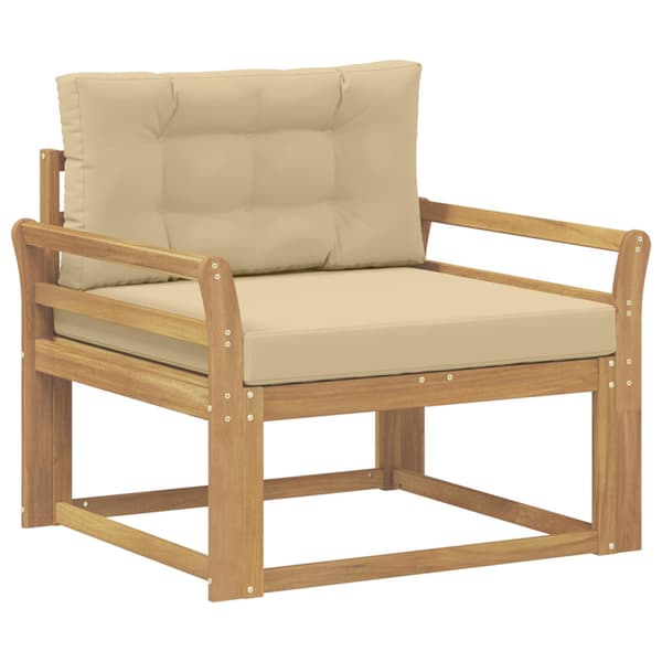 Utomhus Mellansoffa Polyester Vit