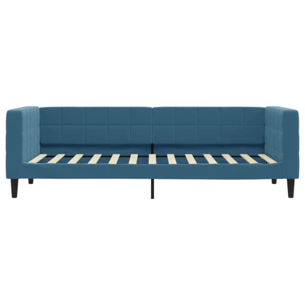 Dagbädd utdragbar blå 80x200 cm sammet