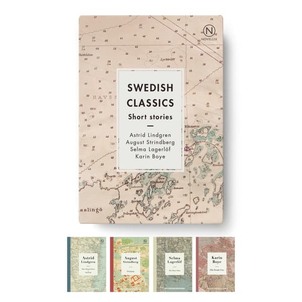 Box with four Swedish Classics