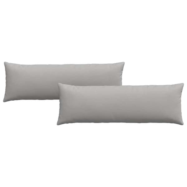 Sofakuddar 2 pcs Moln Grå 120 x 40 cm tyg