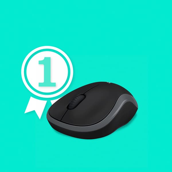 Logitech M185 datormöss Ambidextrous RF Trådlös Optisk 1000 DPI