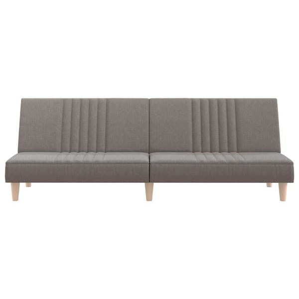 Bäddsoffa taupe tyg