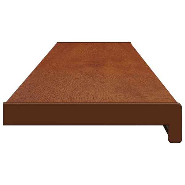 Fönsterbräda Brun trä 120 x 25 x 4,5 cm PVC