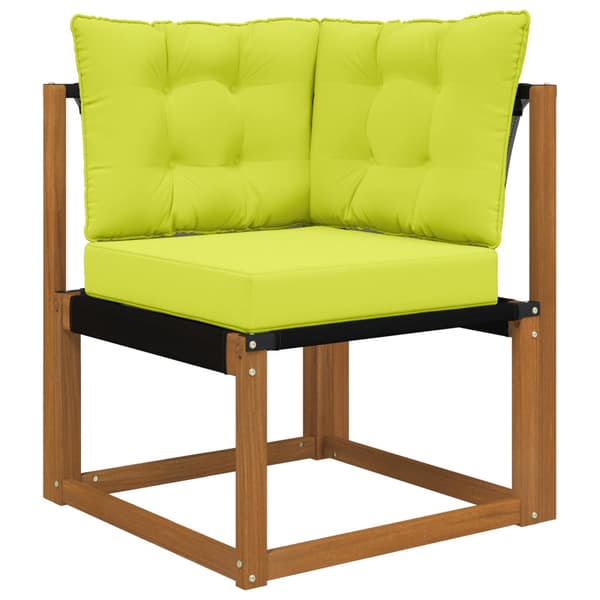 Utomhus Soffa Kudde 3 pcs Grön Polyester