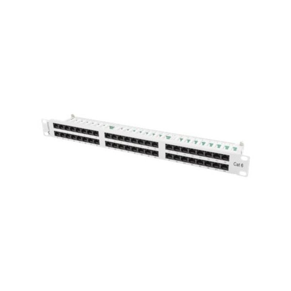 Lanberg PPU6-1048-S - patch-panel - 1U - 19" Grå