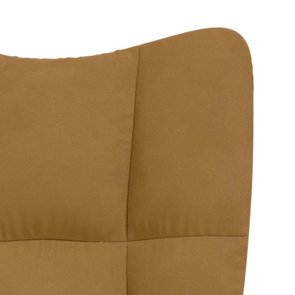 Vilstol brun sammet