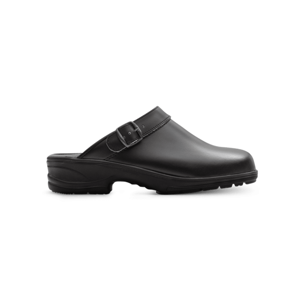 Birka Backstrap Work Clog Black Unisex