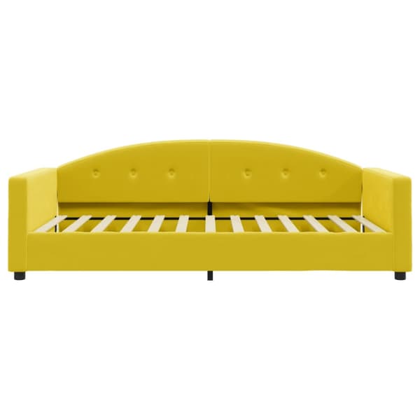 Dagbädd gul 100x200 cm sammet