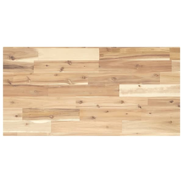 Bordsskiva 100x40x2 cm rektangulär massiv akacia