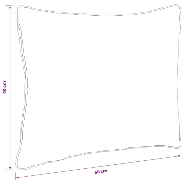 1-delad ryggkudde PUTTEN 100% Polyester Antracit