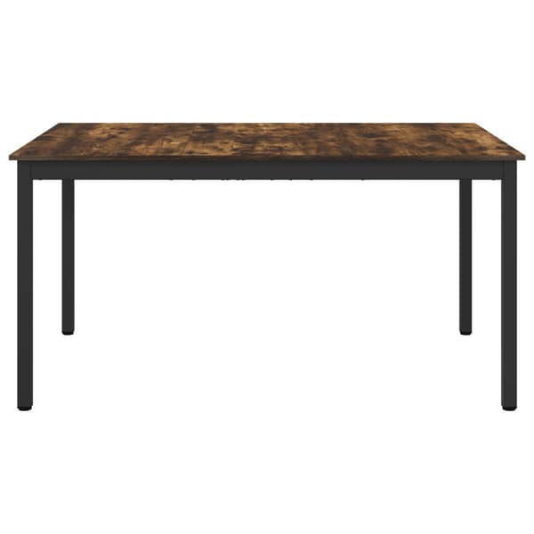 Matbord 150 x 90 x 75 cm Konstruerat trä Rökt ek Rektangulär
