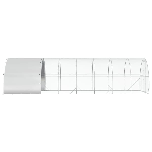 Hönsgård Silver 800 x 300 x 200 cm Galvaniserat stål