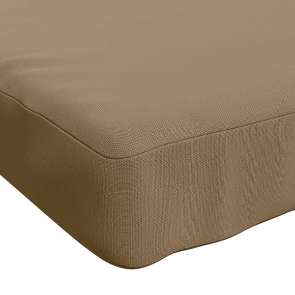 2-delade Bänk Kuddar VUGHT 2 st 100% Polyester Taupe