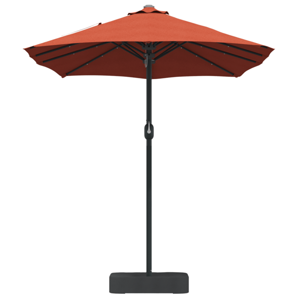 Trädgårdsparasol Terracotta 385 x 209 x 244 cm Polyester