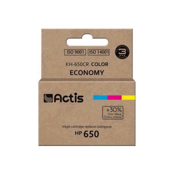 Actis standard KH-650CR - färg (cyan, magenta, gul) - kompatibel - återanvänd - bläckpatron (alternativ för: HP 650, HP CZ102AE)