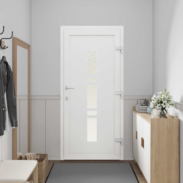 Framdörr Antracit 98 x 208 cm PVC