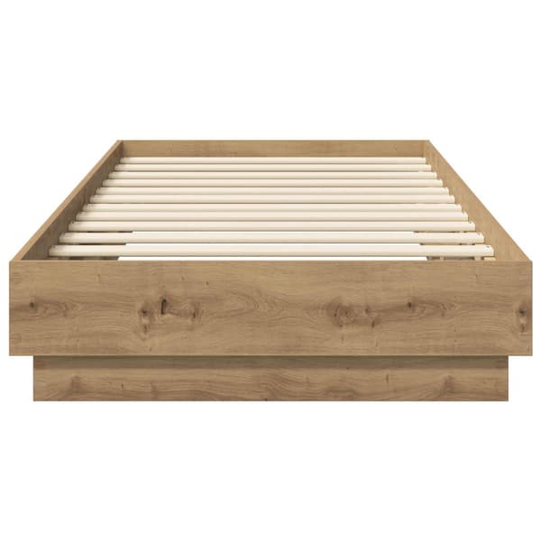 Golvsängsram Artisan-ek 80 x 200 cm Konstruerat trä