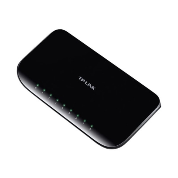 TP-Link TL-SG1008D 8-Port Gigabit Desktop Switch - switch - 8 portar Svart