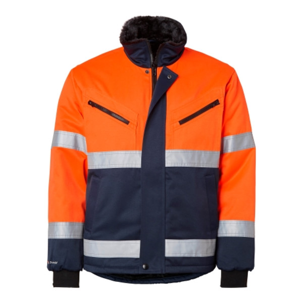 5616 Jacket Fluorescent orange/navy Unisex