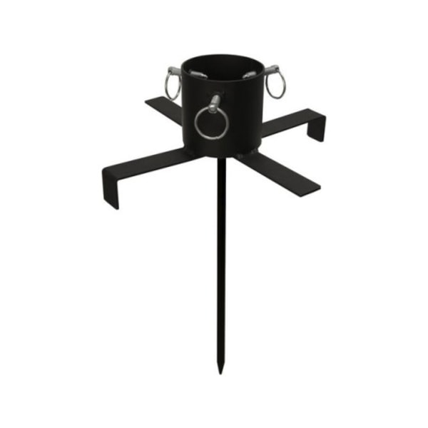 Julgransfot utomhus 47x36cm svart