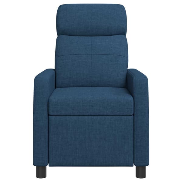 Massagefåtölj Blå Tyg