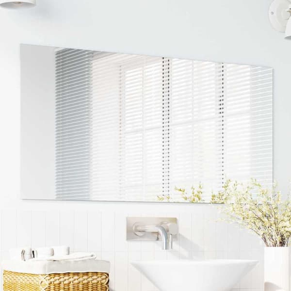 Väggspegel Rektangulär 50 x 100 cm härdat glas