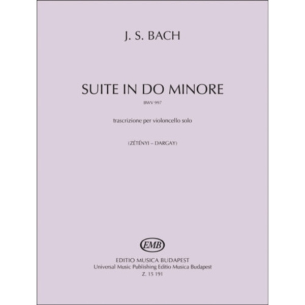 Suite in do minore trascrizione per violoncello solo (häftad, eng)