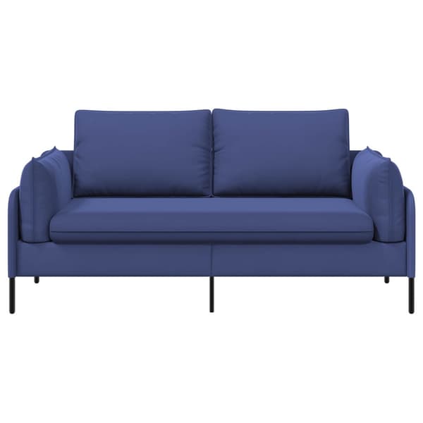 2-sits soffa 2-sits Polisblå 188 x 81 x 89 cm Sammet