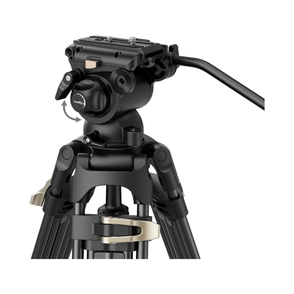 SmallRig 4686 Heavy-Duty Fluid Head Video Tripod Kit AD-01S