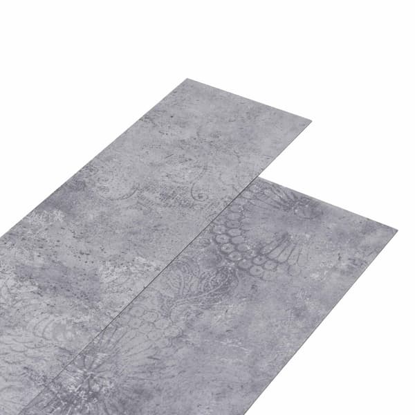 Golvplankor 18 pcs Grå 5,26 m² PVC