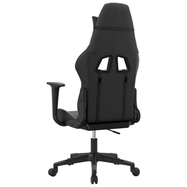 Gamingstol svart och grå konstläder