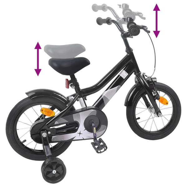 Barncykel 12 Tum för 2-4 åringar Svart